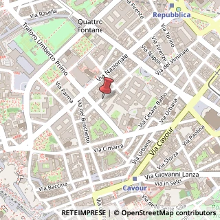 Mappa Via Palermo, 37, 00184 Roma, Roma (Lazio)