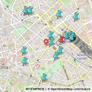 Mappa Via dell'Esquilino, 00184 Roma RM, Italia (0.585)
