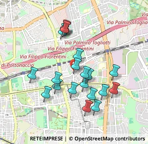 Mappa Via Antonino Campanozzi, 00177 Roma RM, Italia (0.8755)