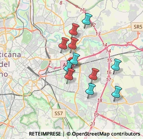 Mappa Via Antonino Campanozzi, 00177 Roma RM, Italia (2.99909)