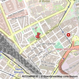 Mappa Via Tiburtina, 76, 00185 Roma, Roma (Lazio)