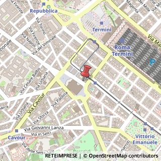 Mappa Via dell'Esquilino, 38, 00185 Roma, Roma (Lazio)