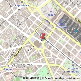 Mappa Via dell'Esquilino, 36, 00185 Roma, Roma (Lazio)