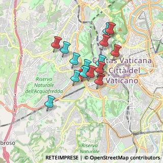 Mappa Aurelia- Azone, 00165 Roma RM, Italia (1.40667)