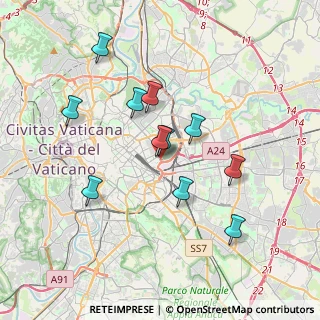 Mappa Via dei Piceni, 00185 Roma RM, Italia (3.49273)