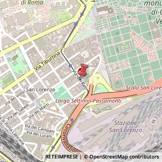 Mappa Via dei Piceni,  36, 00185 Roma, Roma (Lazio)