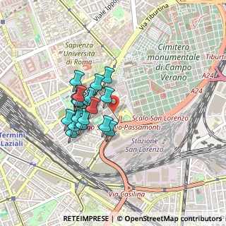 Mappa Via dei Reti, 00185 Roma RM, Italia (0.355)