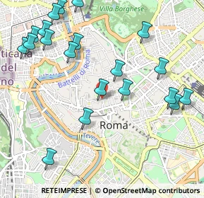 Mappa Via di Sant Ignazio, 00186 Roma RM, Italia (1.3225)