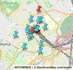 Mappa Via Filippo Turati, 00185 Roma RM, Italia (0.569)