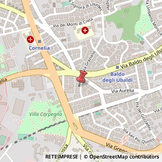 Mappa Via Pasquale Fiore, 24, 00165 Roma, Roma (Lazio)