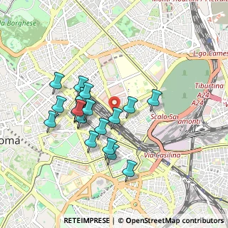 Mappa Piazzale Sisto V, 00185 Roma RM, Italia (0.837)