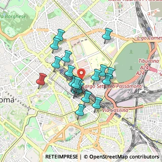 Mappa Piazzale Sisto V, 00185 Roma RM, Italia (0.719)