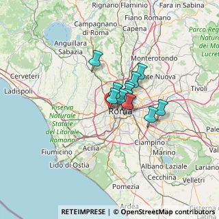 Mappa Via Agostino Richelmy, 00165 Roma RM, Italia (7.44667)