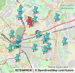 Mappa Via Tolmezzo, 00177 Roma RM, Italia (2.223)