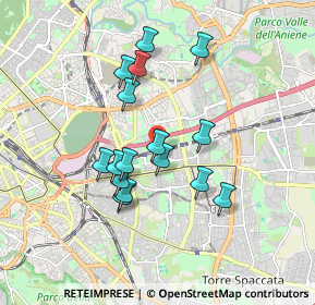 Mappa Via Tolmezzo, 00177 Roma RM, Italia (1.61)