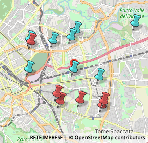 Mappa Via Tolmezzo, 00177 Roma RM, Italia (2.19786)