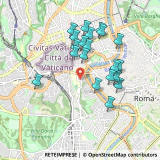 Mappa Via del Gianicolo, 00165 Roma RM, Italia (0.9865)