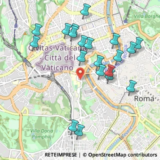Mappa Via del Gianicolo, 00165 Roma RM, Italia (1.178)