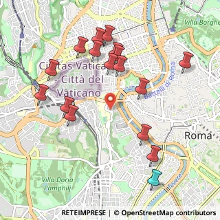 Mappa Via del Gianicolo, 00165 Roma RM, Italia (1.14824)