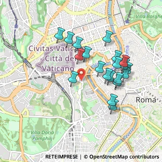 Mappa Via del Gianicolo, 00165 Roma RM, Italia (0.9285)