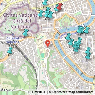 Mappa Via del Gianicolo, 00165 Roma RM, Italia (0.7585)