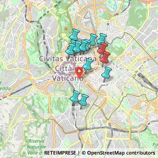 Mappa Via del Gianicolo, 00165 Roma RM, Italia (1.51643)