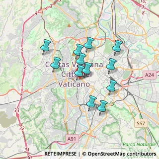 Mappa Via del Gianicolo, 00165 Roma RM, Italia (3.02583)