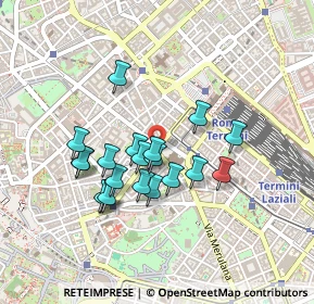 Mappa Piazza dell'Esquilino, 00185 Roma RM, Italia (0.3935)