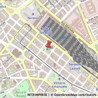 Mappa Piazza Manfredo Fanti, 47, 00185 Roma, Roma (Lazio)