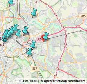 Mappa Via Dino Penazzato, 00177 Roma RM, Italia (5.48933)