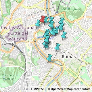 Mappa Via Sora, 00186 Roma RM, Italia (0.658)