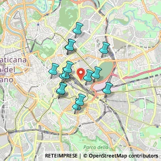 Mappa Via di Porta S. Lorenzo, 00185 Roma RM, Italia (1.44133)