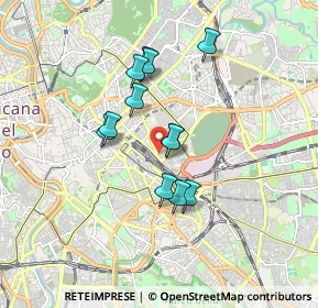 Mappa Via di Porta S. Lorenzo, 00185 Roma RM, Italia (1.46167)