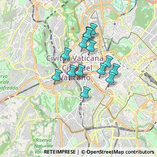 Mappa Via di Santa Maria alle Fornaci, 00100 Roma RM, Italia (1.48786)