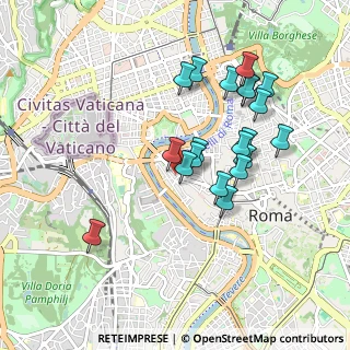 Mappa Vicolo Cellini, 00186 Roma RM, Italia (0.9065)