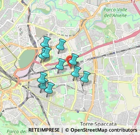 Mappa Via Lussimpiccolo, 00177 Roma RM, Italia (1.44909)