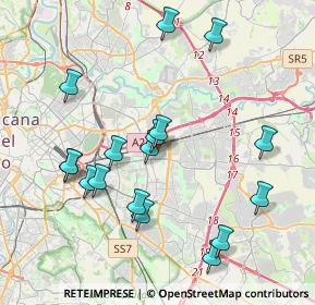 Mappa Viale Giovanni Battista Valente, 00177 Roma RM, Italia (4.30529)