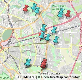 Mappa Viale Giovanni Battista Valente, 00177 Roma RM, Italia (2.301)