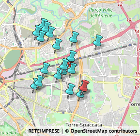 Mappa Quartiere XXII Collatino, 00177 Roma RM, Italia (1.6845)