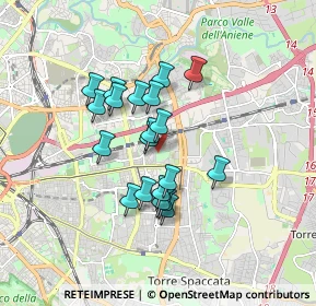 Mappa Viale Giovanni Battista Valente, 00177 Roma RM, Italia (1.426)