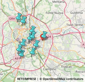 Mappa Viale Giovanni Battista Valente, 00177 Roma RM, Italia (7.20727)