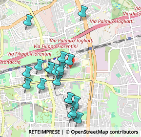 Mappa Viale Giovanni Battista Valente, 00177 Roma RM, Italia (1.035)