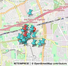 Mappa Quartiere XXII Collatino, 00177 Roma RM, Italia (0.7625)