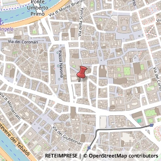 Mappa Via dei Sediari, 4, 00186 Roma, Roma (Lazio)