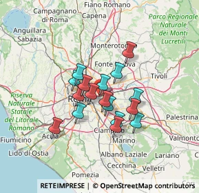 Mappa Via Herbert Spencer, 00177 Roma RM, Italia (10.07471)