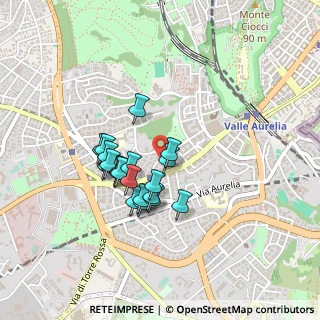 Mappa Via Bonaventura Cerretti, 00165 Roma RM, Italia (0.365)