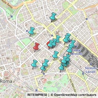 Mappa Via Depretis Agostino, 00184 Roma RM, Italia (0.4425)