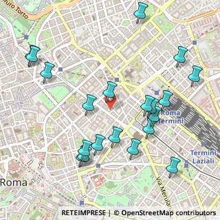 Mappa Via Depretis Agostino, 00184 Roma RM, Italia (0.6095)