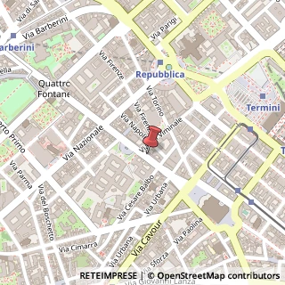 Mappa Via Agostino Depretis, 60, 00184 Roma, Roma (Lazio)