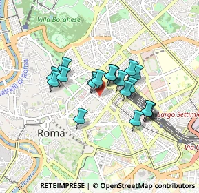 Mappa Via Agostino Depretis, 00184 Roma RM, Italia (0.6465)